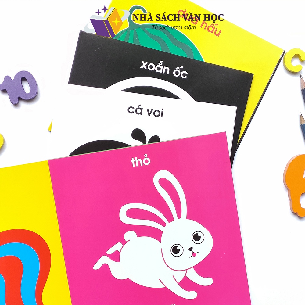 Sách - Kích Thích Thị Giác Cho Trẻ Sơ Sinh Song Ngữ Anh - Việt