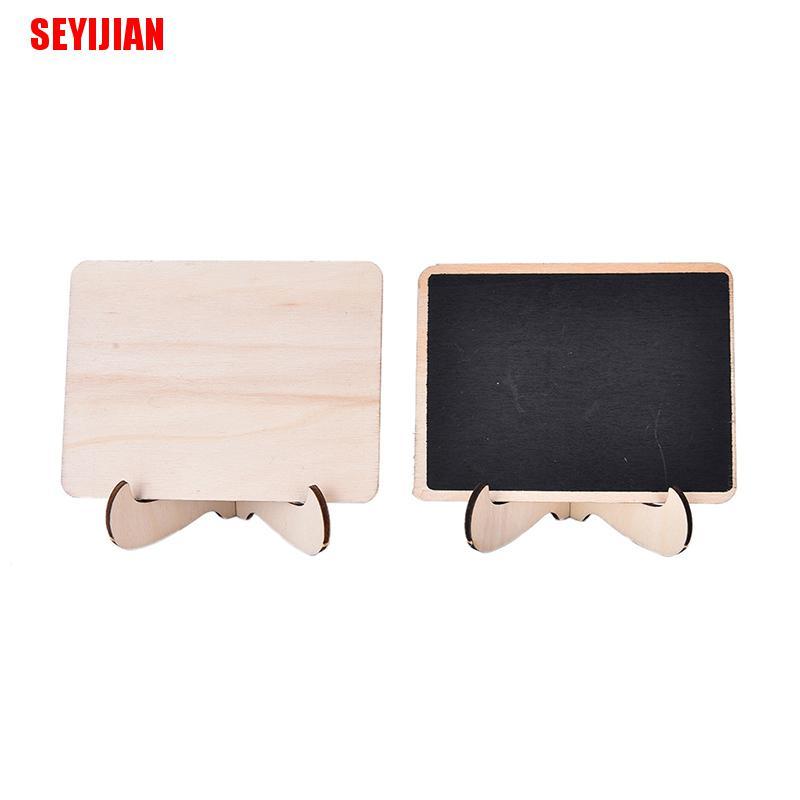 Set 2 Bảng Đen Kẹp Gỗ Mini Trang Trí Tiệc Cưới