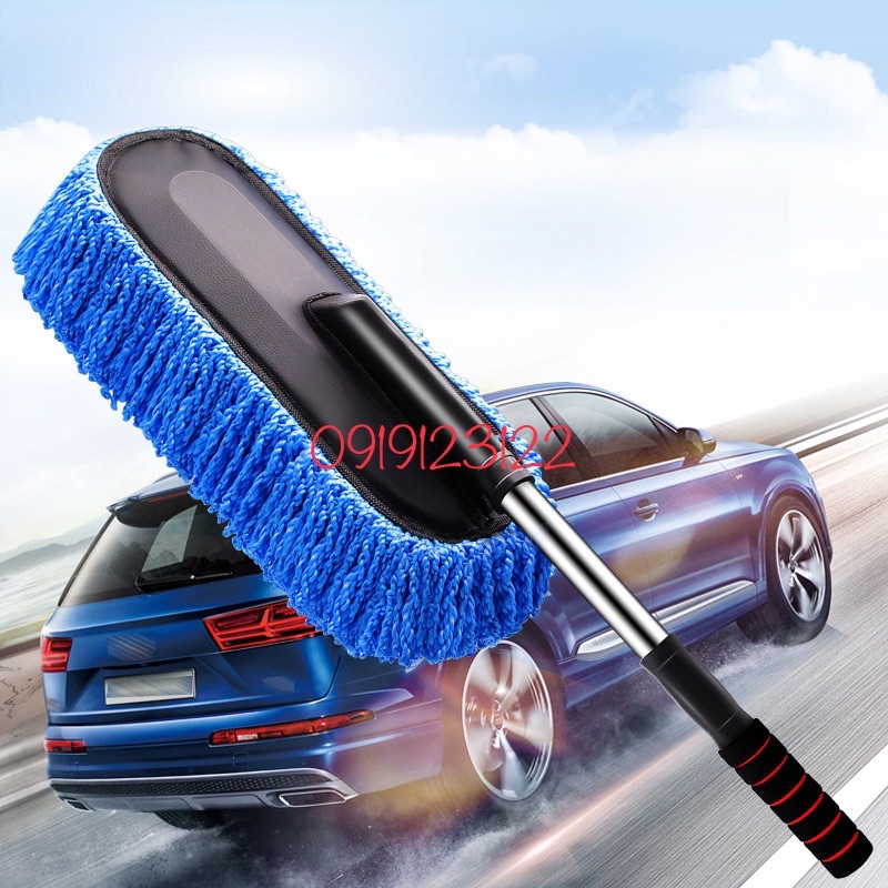 Chổi Rửa Xe Ô Tô Sợi Mềm-Chổi Lau Xe Ô Tô,Điều Chỉnh Được Độ Dài