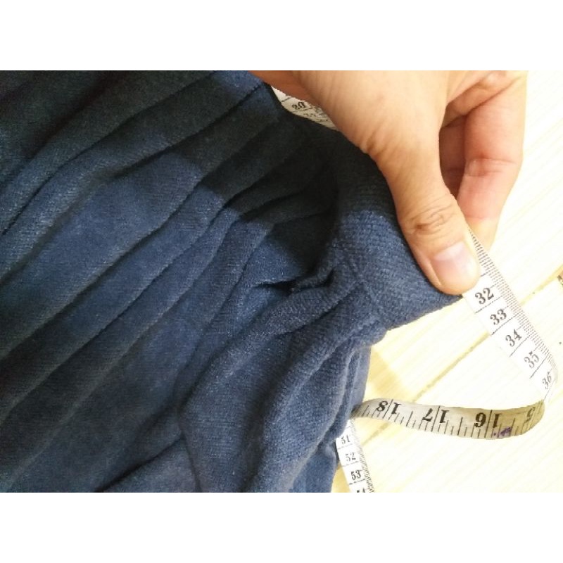 Chân váy dạ dập li màu ghi xám size S thanh lý