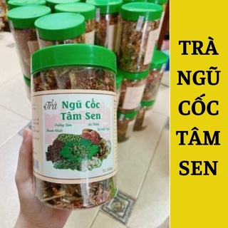 Trà hoa ngũ cốc tâm sen ngủ ngon, trà tâm sen thảo mộc thanh lọc cơ thể - TSS