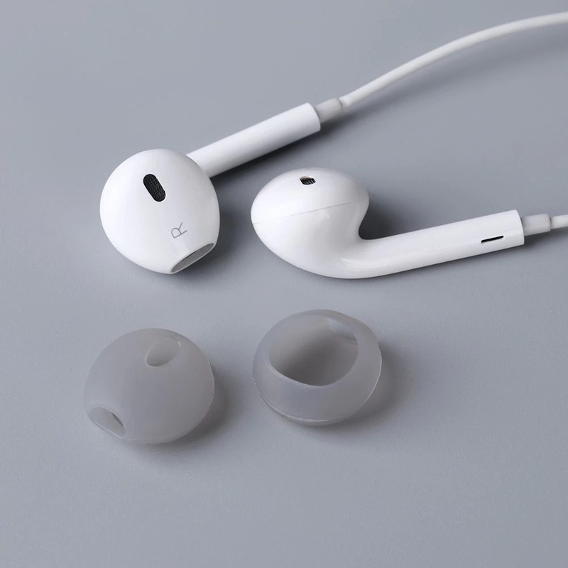 Vỏ Bảo Vệ Hộp Sạc Tai Nghe Airpods Bằng Silicon Mềm Màu Trong Suốt Chống Bụi Chống Thấm Nước