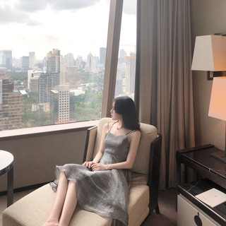 [Có Sẵn] Đầm xòe hở lưng nữ tính #211