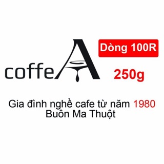 Dòng 100R - 250g - CoffeA thương hiệu cà phê gia đình từ 1980 (Dùng được pha phin/ pha máy)