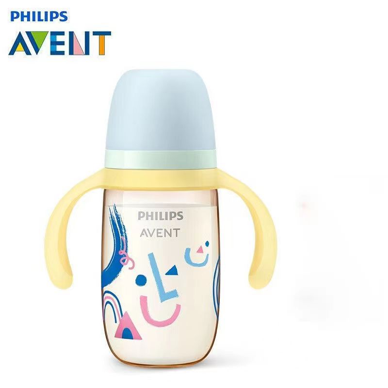 Bình sữa Philips Avent PPSU chống rơi nhiều màu sắc
