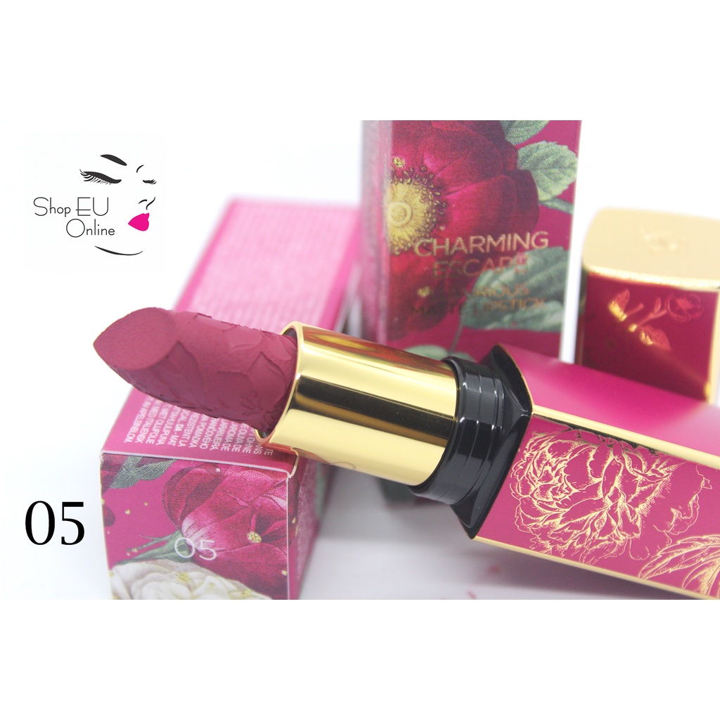 Son môi - son lì kiko Charming Escape Luxurious Matte Lipstick