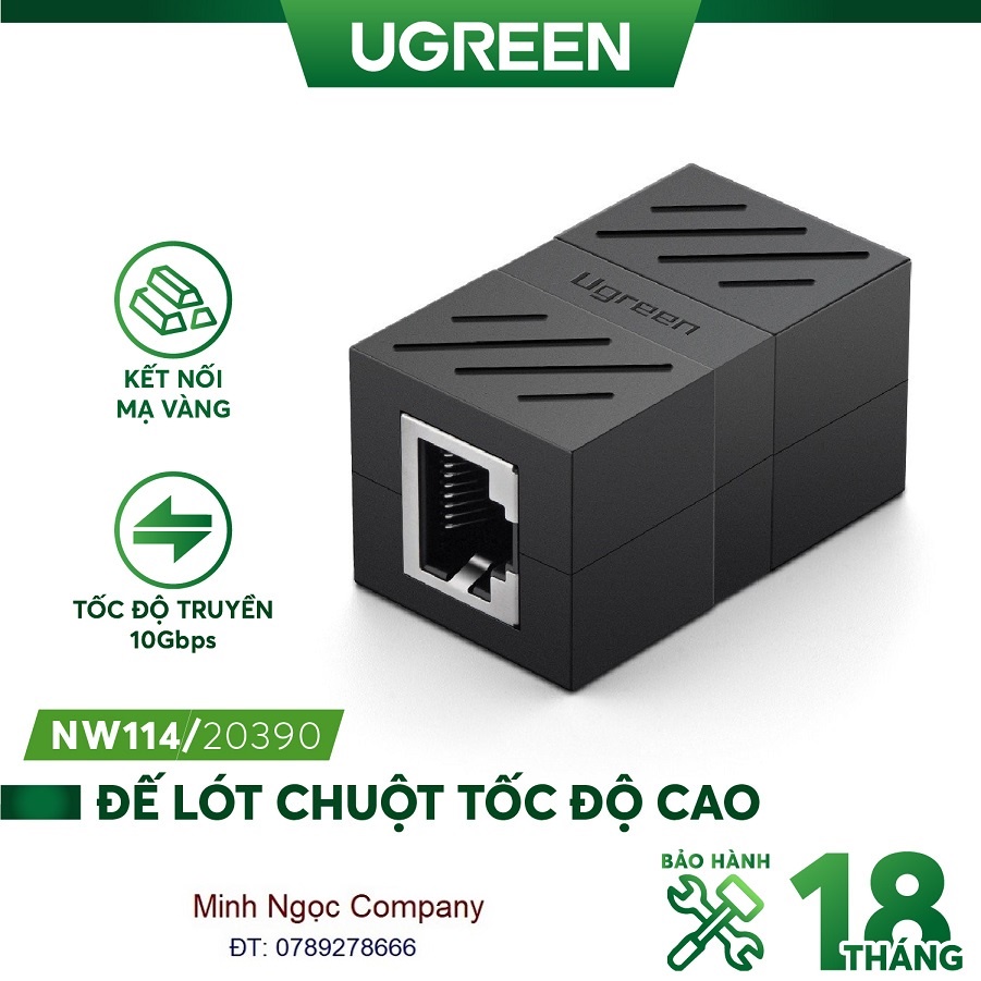 Đầu nối dây mạng Lan RJ45 8P8C Ugreen 20390/20311 NW114 - Hàng Chính Hãng