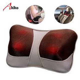 Gối massage đa năng hồng ngoại Akiko