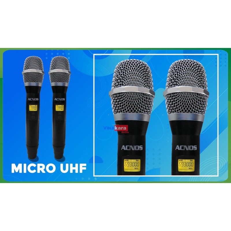 Micro dành cho các dòng loa kéo Acnos  - ks361s ks361ms cs450 cs447 cb56g ksnet450 cs550 - Hàng chính hãng
