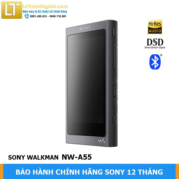 Máy nghe nhạc Hi-res Sony Walkman NW-A55 | Hãng phân phối | Bảo hành chính hãng 12 tháng toàn quốc