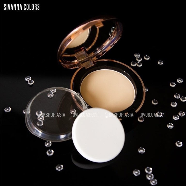 (Auth Thái) Phấn Nền Kiềm Dầu Chống Nắng Sivanna  Sivanna Pro Matte Silky Compact Foundation  HF2008