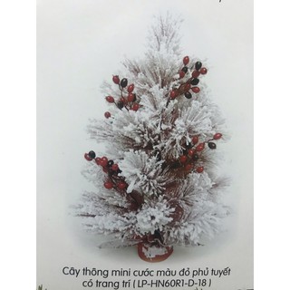 Cây Thông Mini Để Bàn, Cây Thông Noel Phủ Tuyết