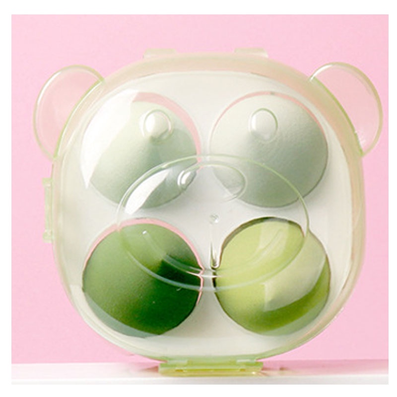 Set 4 Mút Trang Điểm Tán Kem Nền Kèm Hộp Đựng