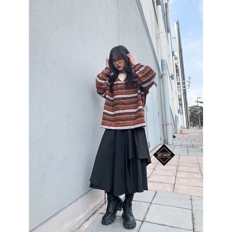 Áo len hoạ tiết vintage | BigBuy360 - bigbuy360.vn