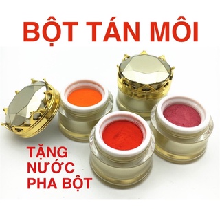 Bột tán môi hoàng cung dùng cho phun xăm thẩm mỹ (tặng nước pha bột tán)