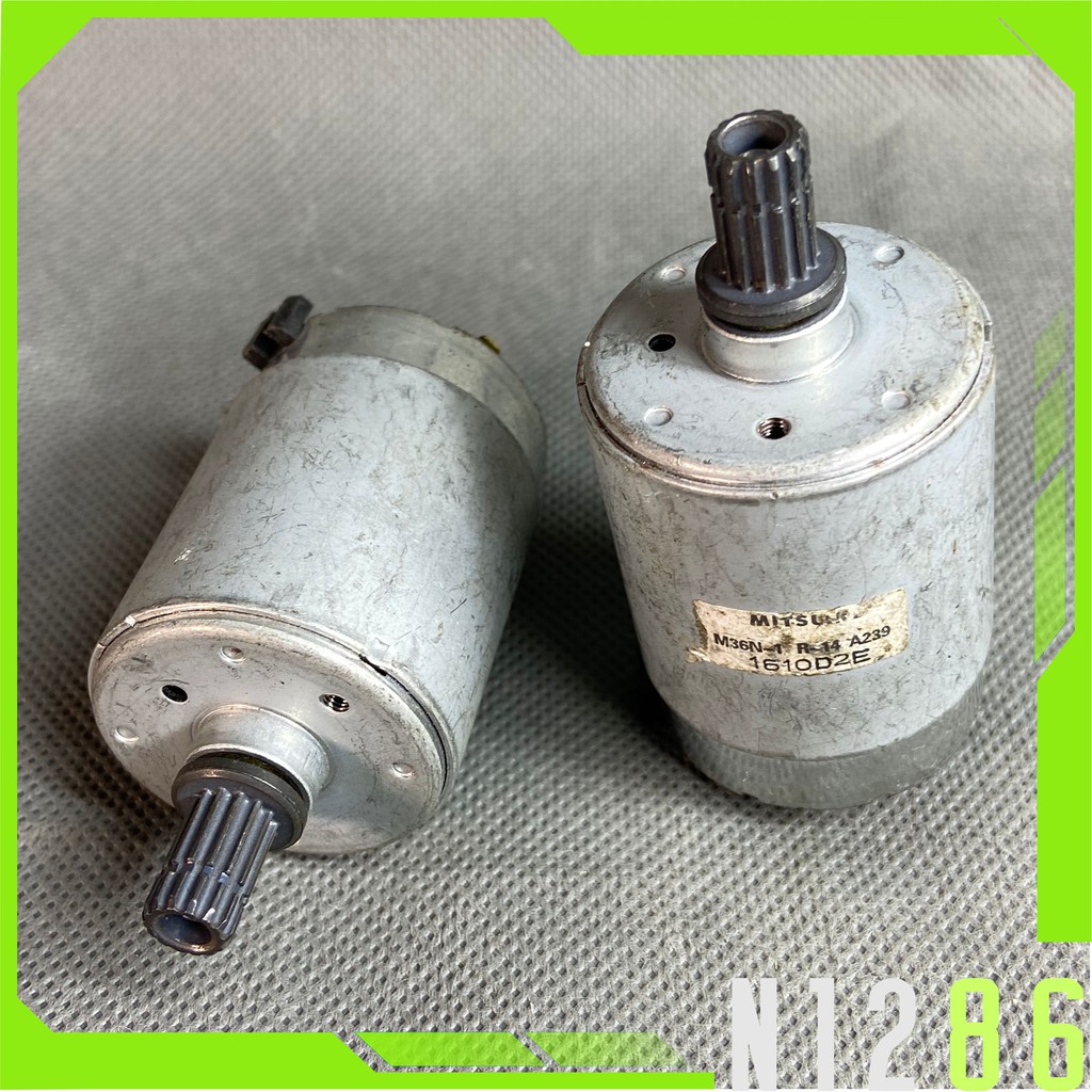 MOTOR MITSUMI 12 - 24V M36N-1 R-14 A239. Chế được máy phát điện mini.