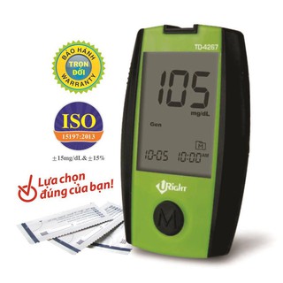 Máy đo đường huyết uright td 4267