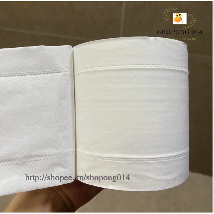 Giấy vệ sinh Face đen dây 10 cuộn x 180g, giấy cuộn, giấy lau khô