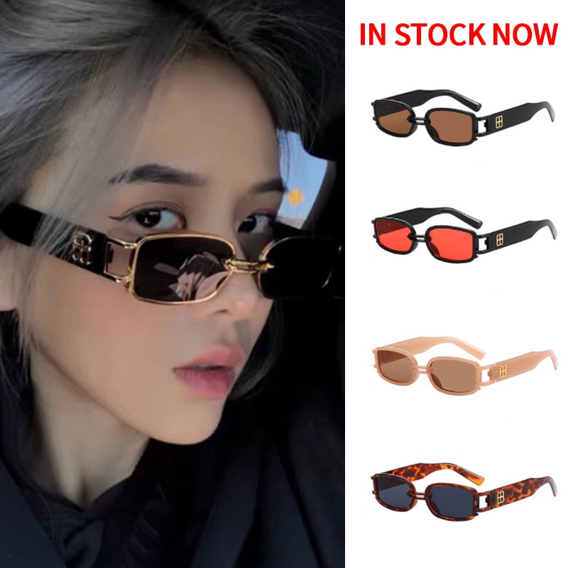 Kính mát gọng vuông dài chống tia UV400 phong cách Hàn Quốc thời trang dành cho cả nam và nữ