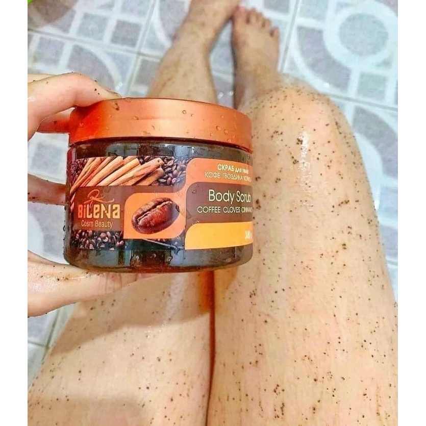 Tẩy da chết toàn thân, Tẩy tế bào chết quế hồi Bilena Nga 380g