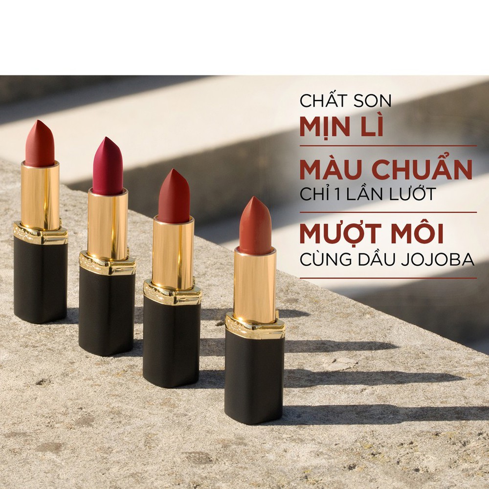 Son lì mịn môi L'Oreal Paris Color Riche Matte 3.7g