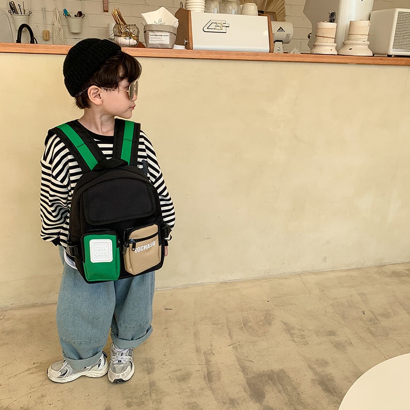 Ba Lô Đi Học Dễ Phối Đồ Thời Trang Hàn Quốc Cho Bé Mẫu Giáo 5 Tuổi