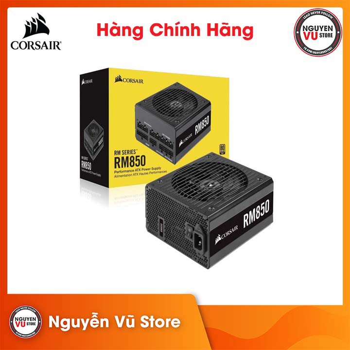 Nguồn máy tính Corsair RM850 (CP-9020196-NA) - Hàng Chính Hãng