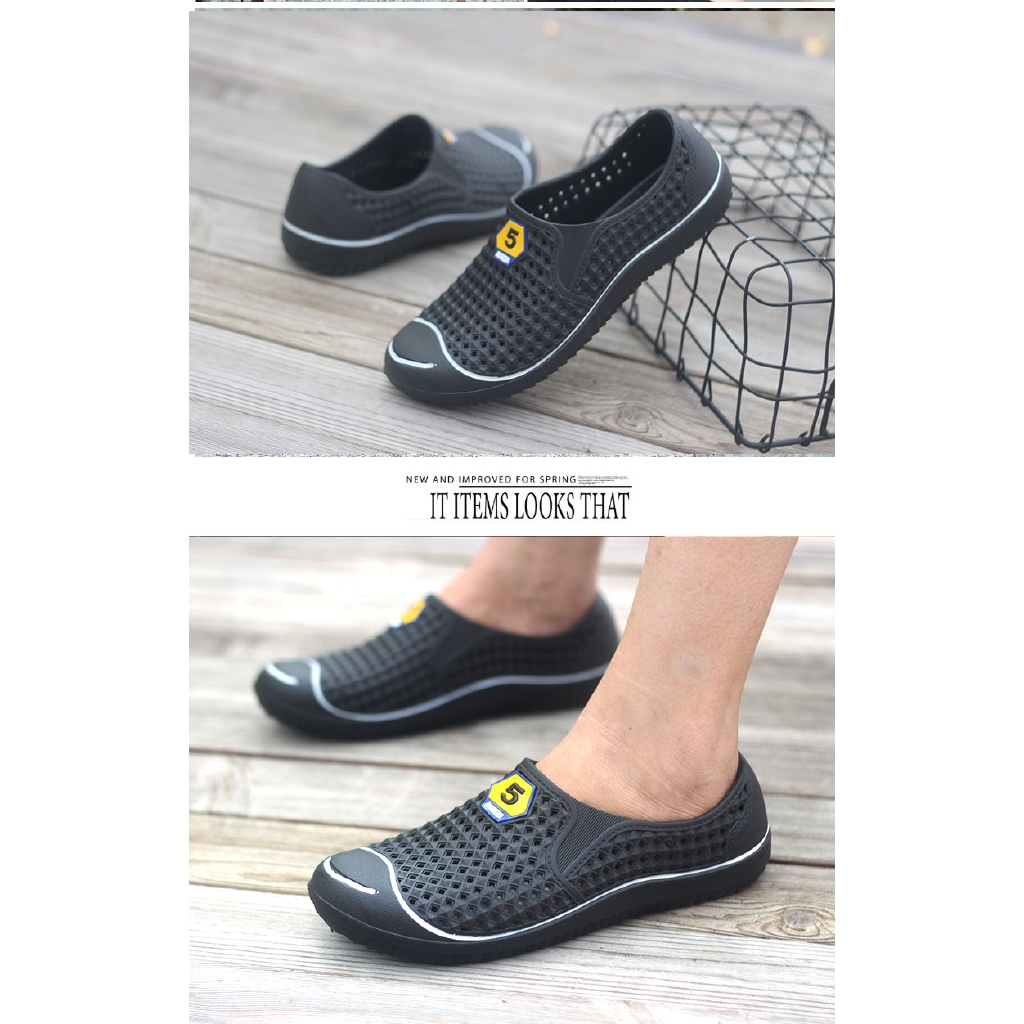 Giày Crocs Đế Dày Chống Trượt Thời Trang Cho Nam