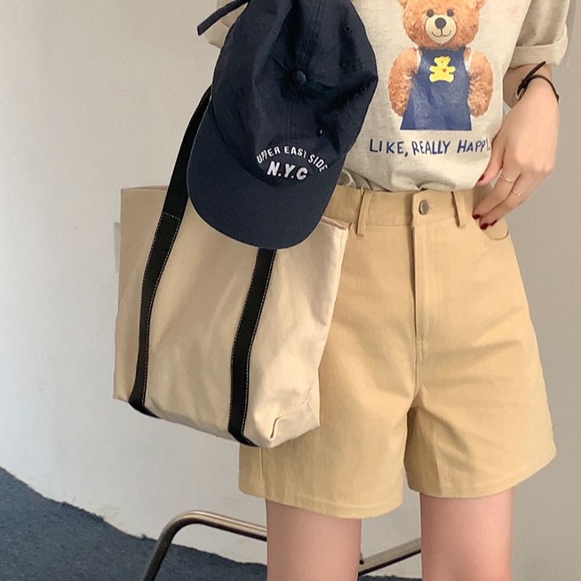 Quần Short Cạp Cao Ống Rộng Phong Cách Mới Hè 43076