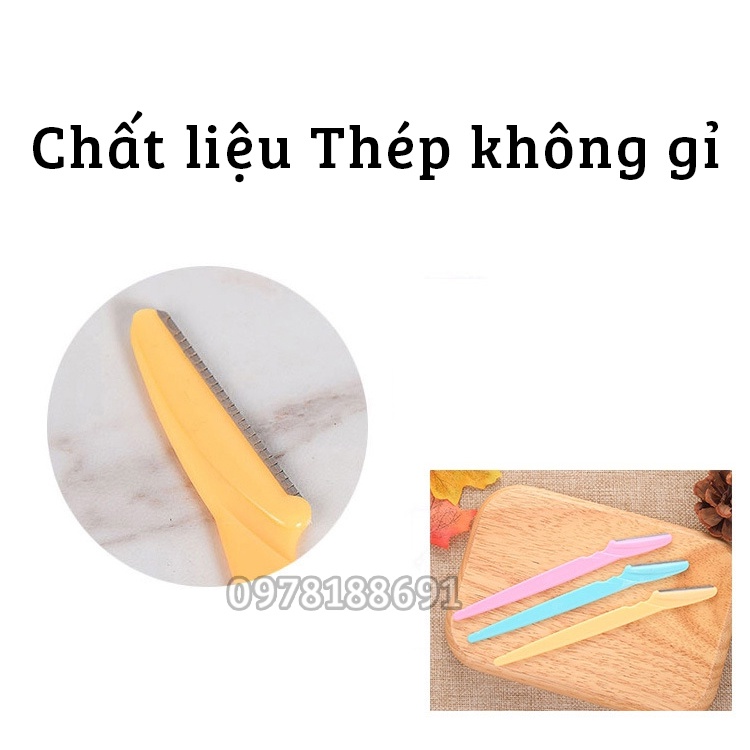 Bộ 3 Dao Cạo Lông Mày, Dao Tỉa Lông Mày Trang Điểm