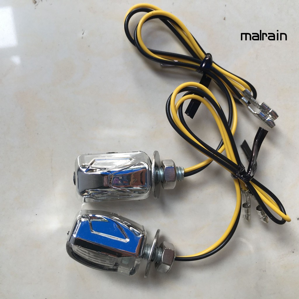 Set 4 Đèn Xi Nhan Mini 12v Chuyên Dụng Cho Xe Mô Tô / Xe Hơi