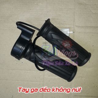 Tay ga xe đạp điện loại dẻo không nút ấn #21140