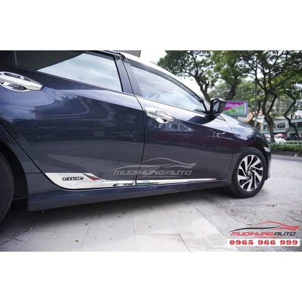 Nẹp Sườn - Nẹp Hông Xe Honda Civic Cao Cấp Chính Hãng Tại TPHCM