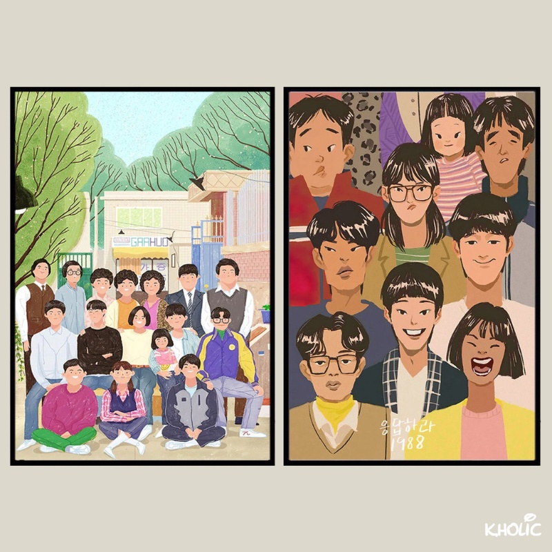Reply 1988, trò chơi ghép hình bằng gỗ, 300/500/1000 miếng ghép hình, đồ chơi, k-drama