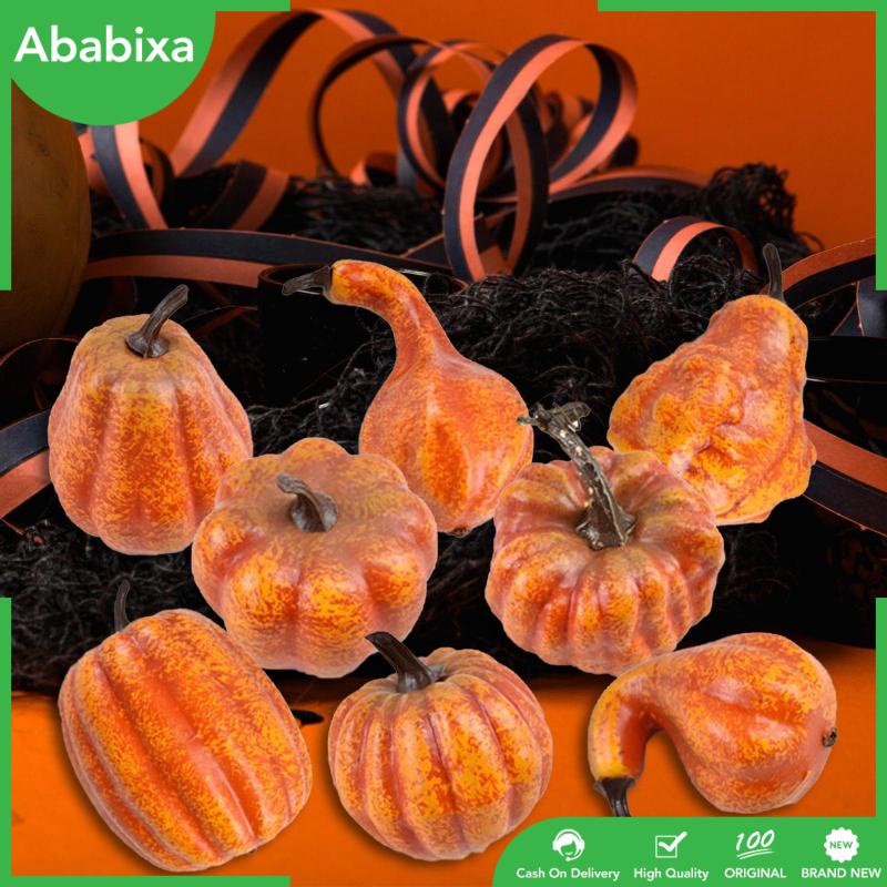 Bí Ngô Giả Bằng Xốp Trang Trí Halloween