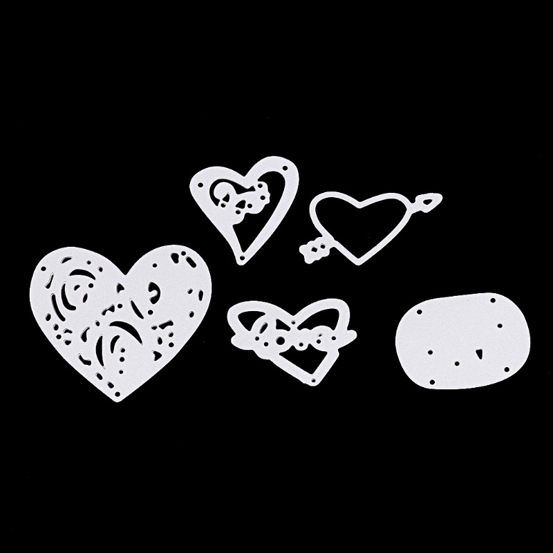 Khuôn Cắt Giấy Kim Loại Hình Trái Tim