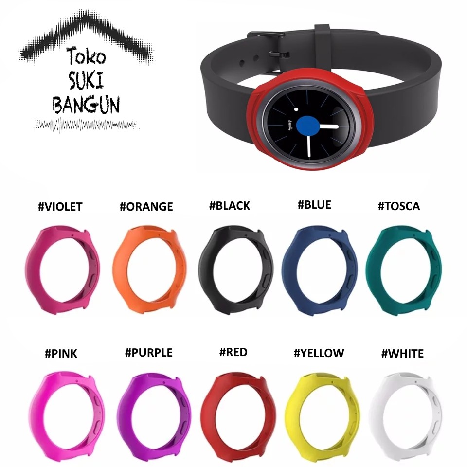 Ốp Bảo Vệ Cao Su Silicon Cho Samsung Gear S2 Rm-720 Rm-730