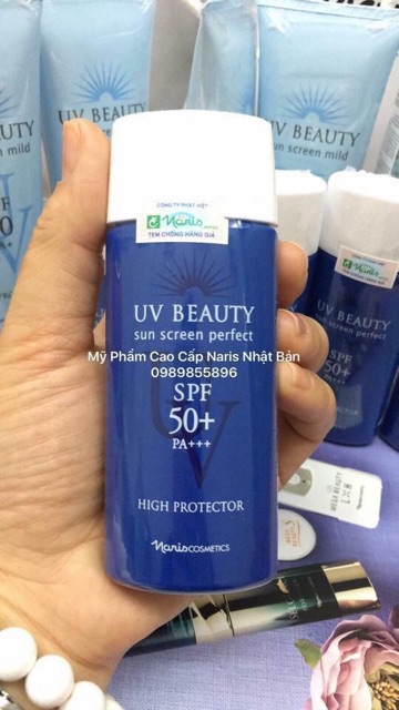 Sữa chống nắng cơ thể Naris UV Beauty Sun Screen Perfect High Protector SPF50+ PA+++