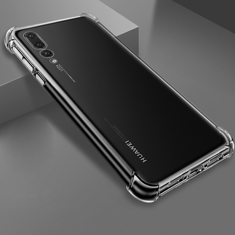 Ốp lưng nhựa trong suốt cho điện thoại Huawei P30 lite Pro Honor 10i 9