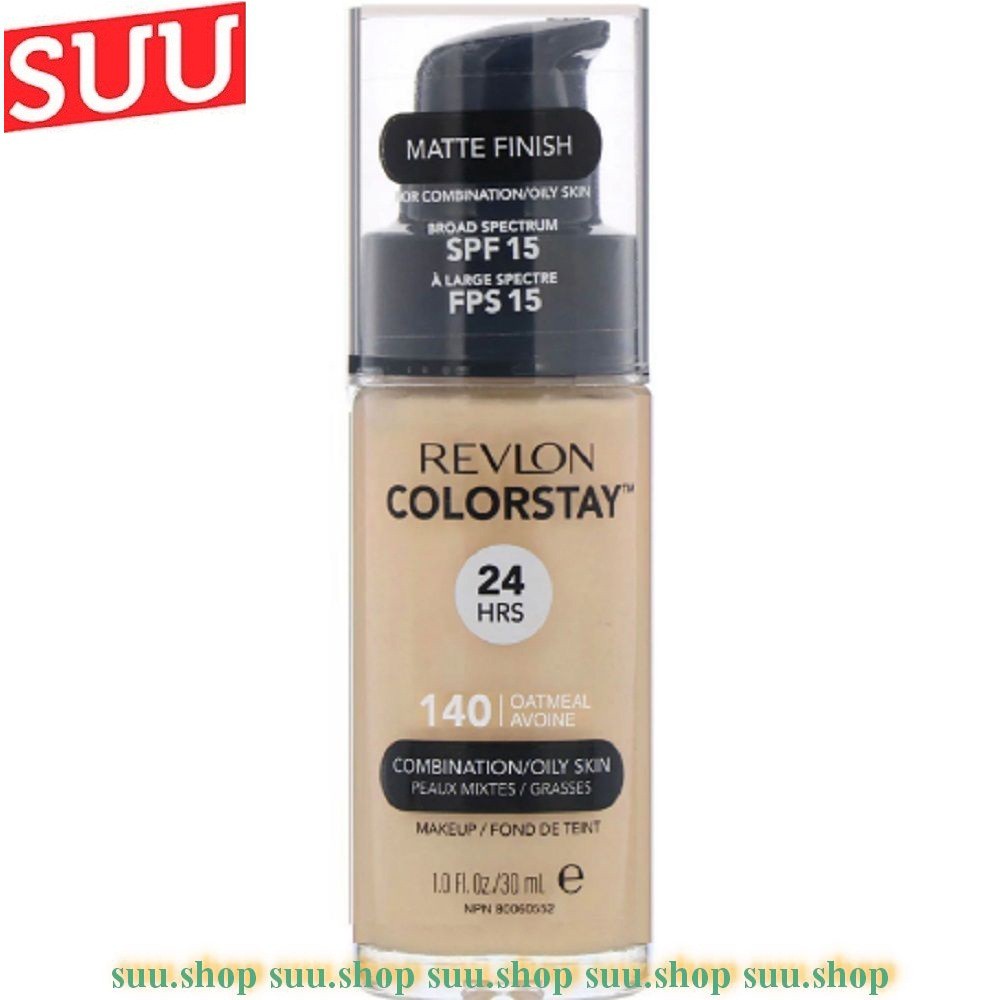 Kem Nền Lâu Phai Số 140 Matte Finish Revlon 30ml Colorstay 24h Spf 15