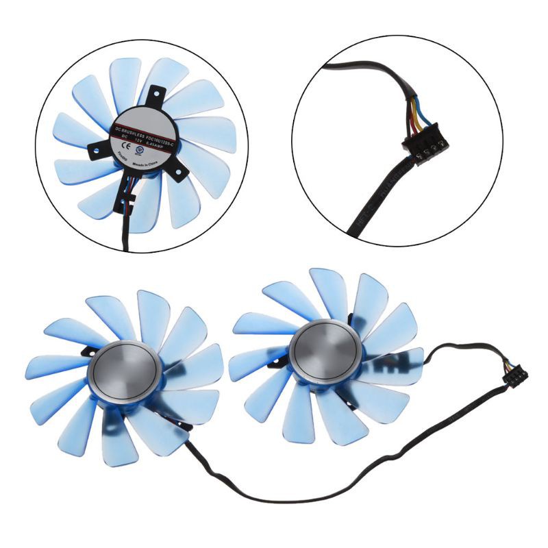 xinp  FDC10U12S9-C 85mm 12V 0.45A 4Wire 4Pin VGA Fan Replace Graphics Card Cooling Fan for HIS RX 470 RX474 RX570