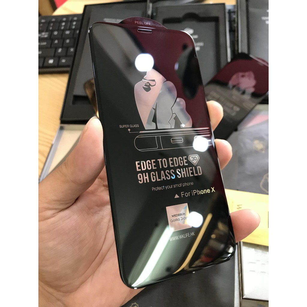 Kính Cường Lực WK KingKong trong suốt WTP - 066 cho iPhone 7plus đến iPhone 15 Pro Max