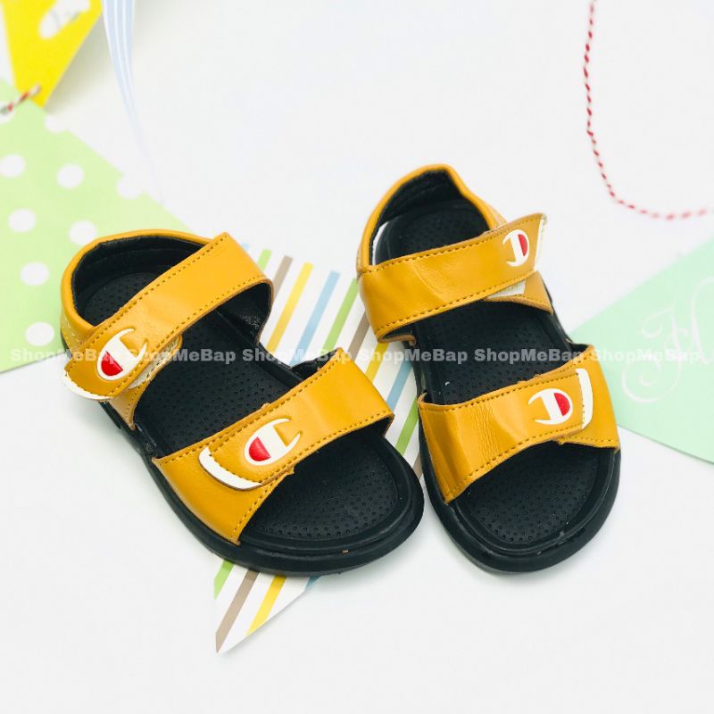 Sandal tập đi đế caosu da mềm cho bé trai