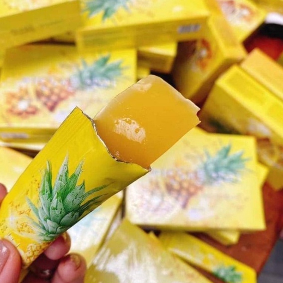 MatxiCorp Hydro Pinapple Burn - Thạch Dứa Giảm Cân Full hộp 10 gói
