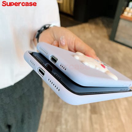 Ốp điện thoại hình Cinnamonroll 3D cho Samsung Galaxy S10 S9 S8 S10+ S9+ S8+ S10E S7 S6 edge Note 10 9 8 Plus