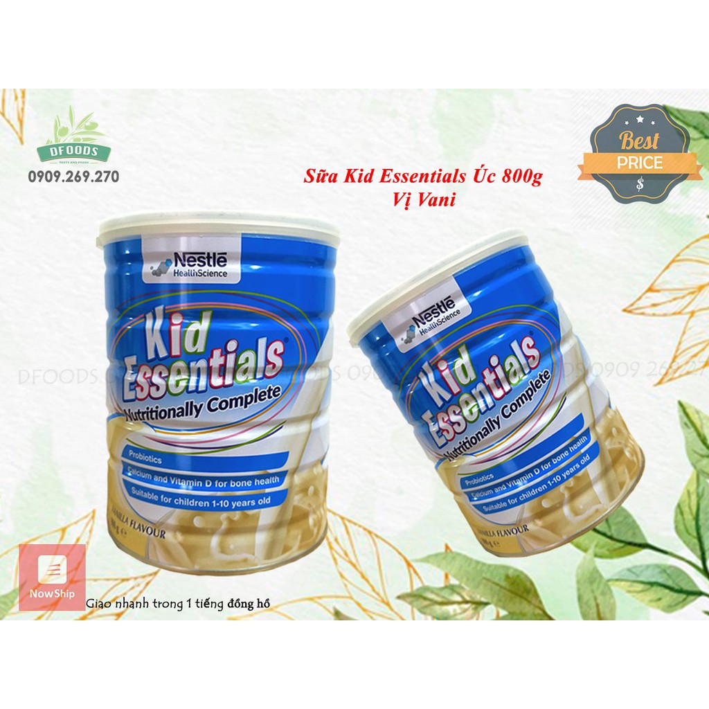 SỮA KID ESSENTIALS ÚC 800G DATE MỚI (date 2023)