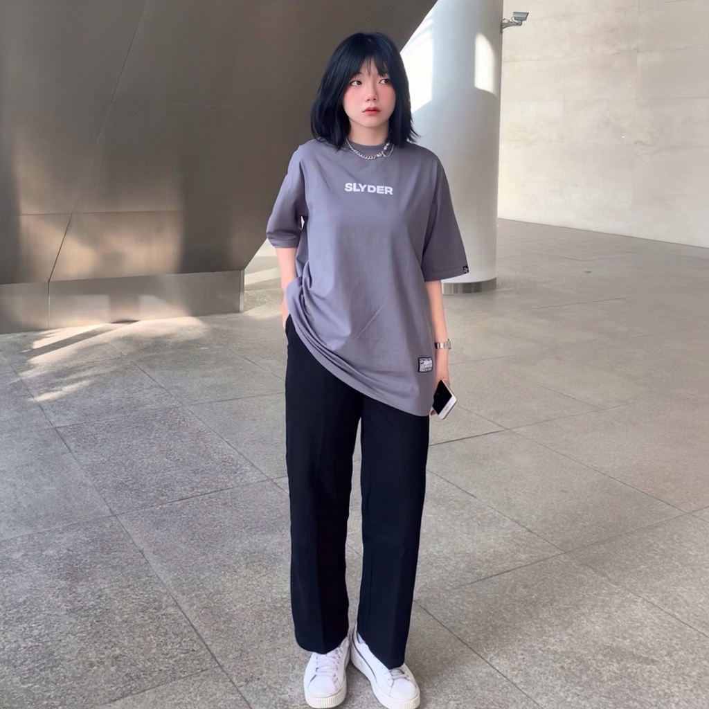 Quần Vải Suông HAPPYORSAD Basic ( Line Pant SS1 Trơn )