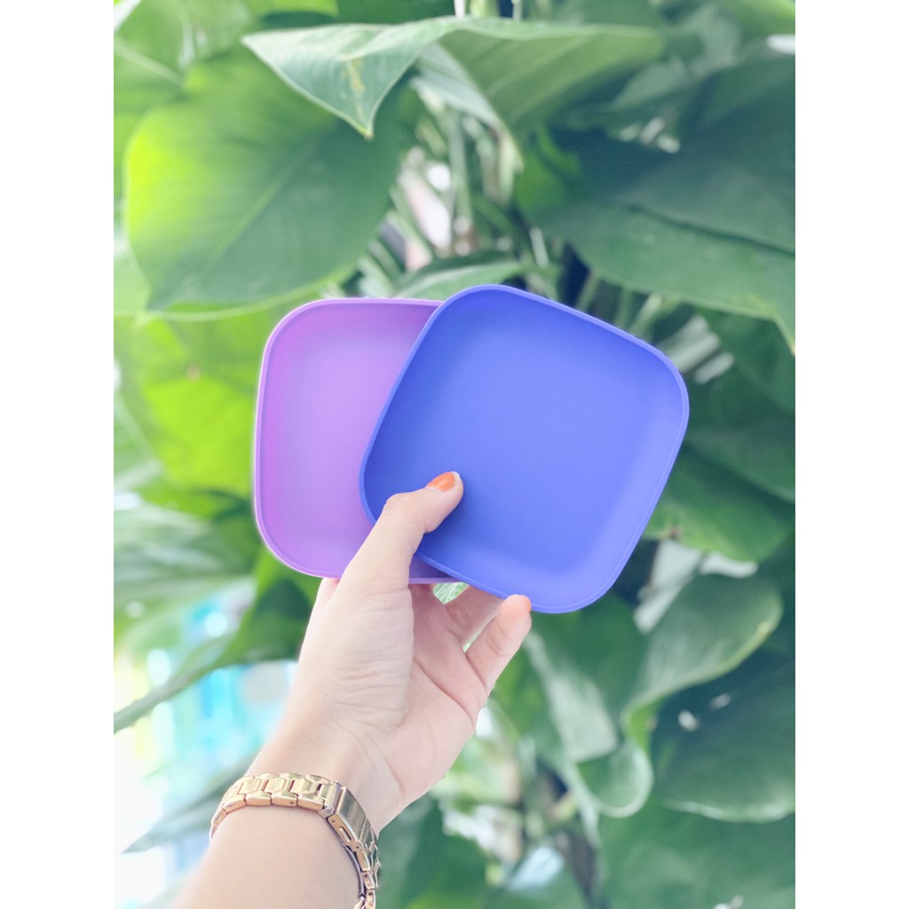 Dĩa nhựa nguyên sinh chính hãng Tupperware Mini Stacking Plate