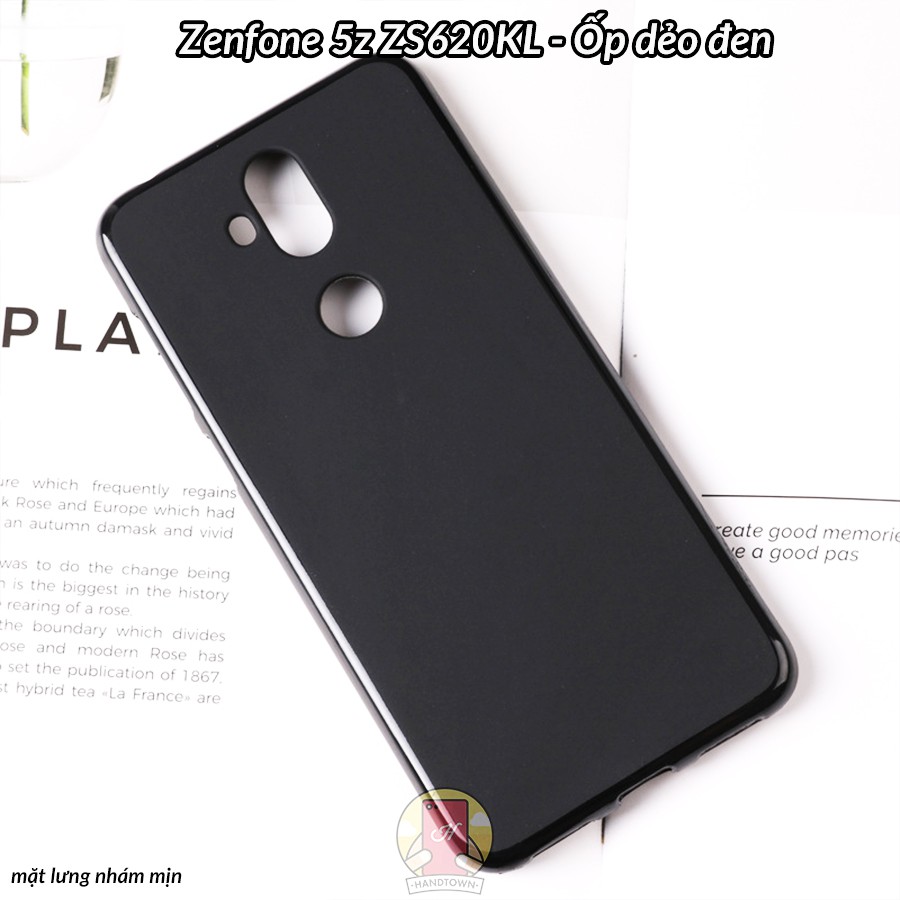 Ốp lưng Asus Zenfone 5z ZS620KL dẻo đen