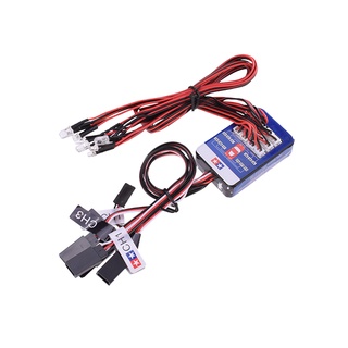 Hệ thống đèn 12 bóng cho xe đồ chơi điều khiển từ xa RC cho 1/10 Tamiya Hop-up Drift